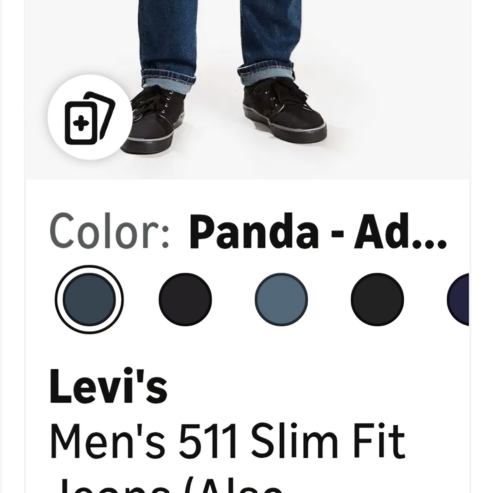 Levi's Men's Dark Blue Slim Jeans - Picture 7 of 7
